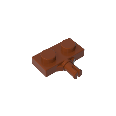 Gobricks,Plate Special 1 x 2 with Wheel Holder, Single Slit,21445,66897