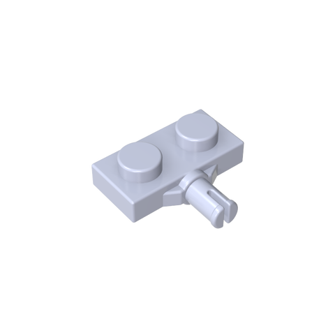 Gobricks,Plate Special 1 x 2 with Wheel Holder, Single Slit,21445,66897