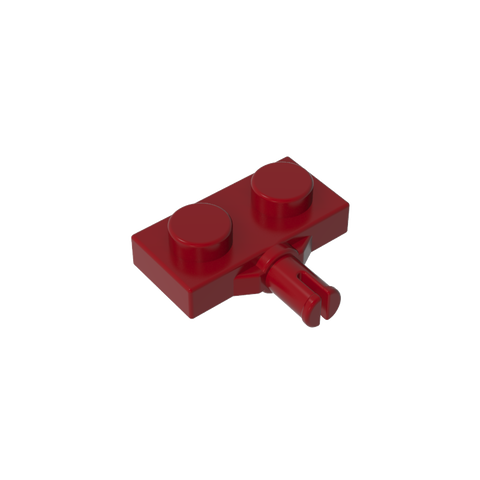 Gobricks,Plate Special 1 x 2 with Wheel Holder, Single Slit,21445,66897