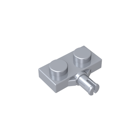 Gobricks,Plate Special 1 x 2 with Wheel Holder, Single Slit,21445,66897