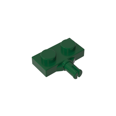 Gobricks,Plate Special 1 x 2 with Wheel Holder, Single Slit,21445,66897