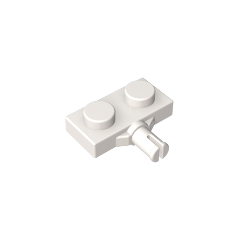 Gobricks,Plate Special 1 x 2 with Wheel Holder, Single Slit,21445,66897