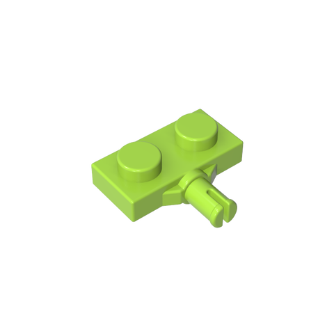 Gobricks,Plate Special 1 x 2 with Wheel Holder, Single Slit,21445,66897
