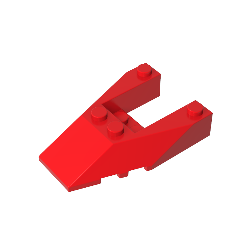 Gobricks,Wedge Sloped 6 x 4 Cutout, Stud Notches,6153b,6153,6153a
