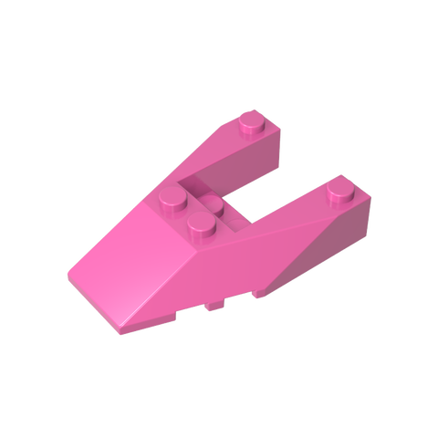 Gobricks,Wedge Sloped 6 x 4 Cutout, Stud Notches,6153b,6153,6153a