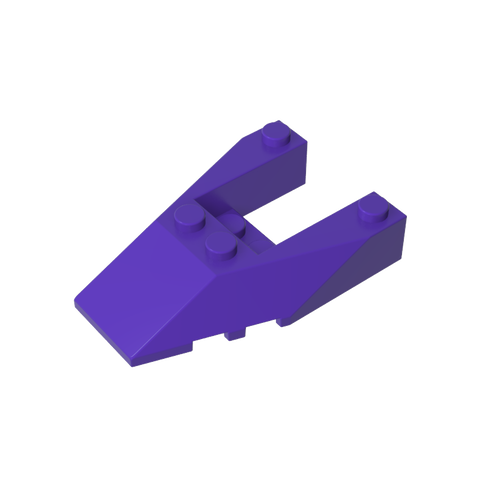 Gobricks,Wedge Sloped 6 x 4 Cutout, Stud Notches,6153b,6153,6153a