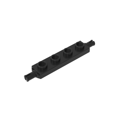 Gobricks,Plate Special 1 x 4 with Wheels Holder,2926,42946