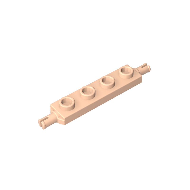 Gobricks,Plate Special 1 x 4 with Wheels Holder,2926,42946