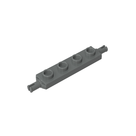 Gobricks,Plate Special 1 x 4 with Wheels Holder,2926,42946
