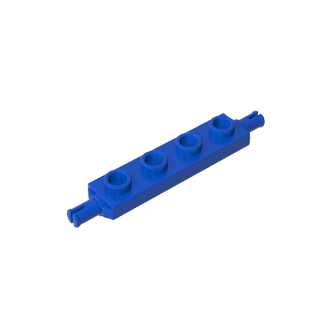 Gobricks,Plate Special 1 x 4 with Wheels Holder,2926,42946