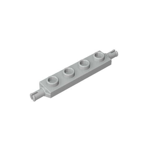 Gobricks,Plate Special 1 x 4 with Wheels Holder,2926,42946