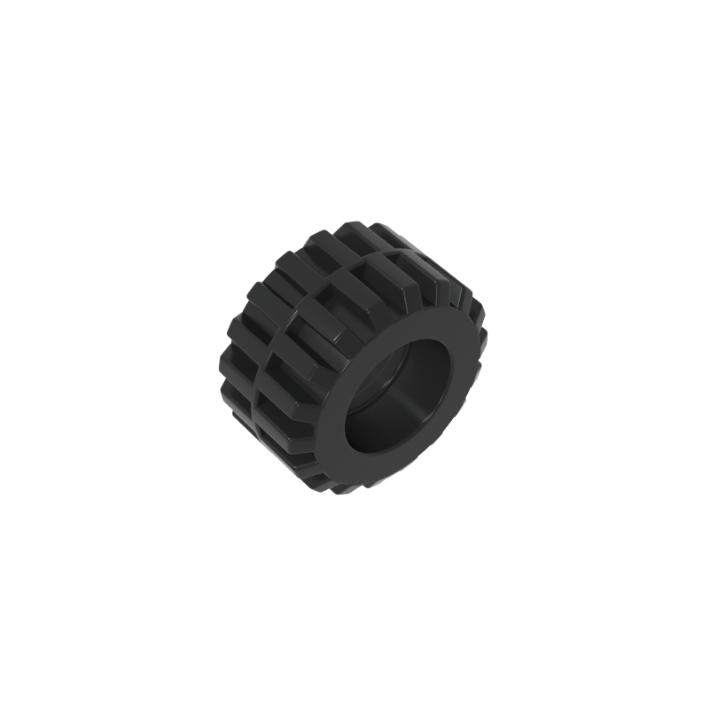 Gobricks,Tyre 21 x 12 with Offset Tread Small Wide and Center Band,87697,6015,60700