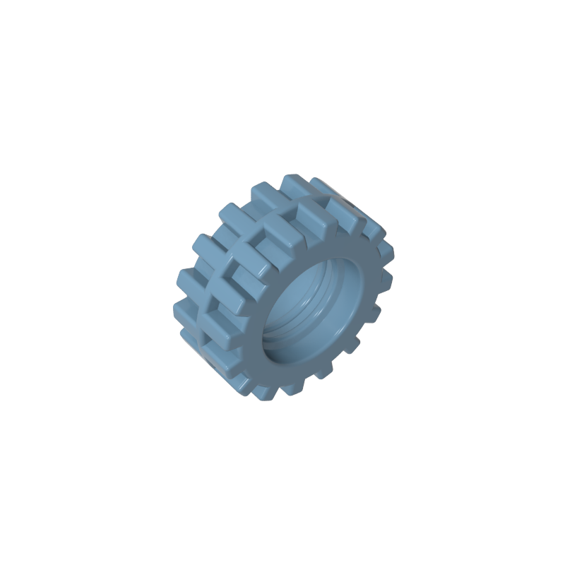 Gobricks,Tyre 15 x 6 Offset Tread Small,3641,87414
