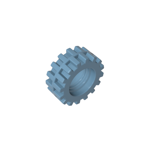 Gobricks,Tyre 15 x 6 Offset Tread Small,3641,87414