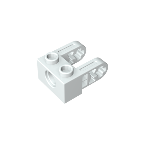 Gobricks,Technic Brick 1 x 2 with Hole and Dual Beam Extensions,85943,49132