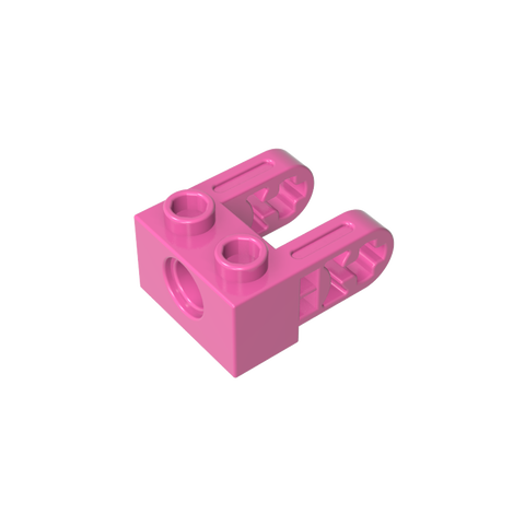 Gobricks,Technic Brick 1 x 2 with Hole and Dual Beam Extensions,85943,49132