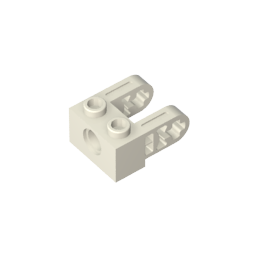 Technic Brick 1 x 2 with Hole and Dual Beam Extensions,85943