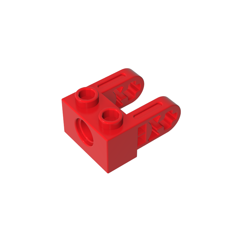 Gobricks,Technic Brick 1 x 2 with Hole and Dual Beam Extensions,85943,49132