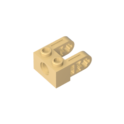 Technic Brick 1 x 2 with Hole and Dual Beam Extensions,85943