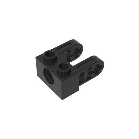 Gobricks,Technic Brick 1 x 2 with Hole and Dual Beam Extensions,85943,49132