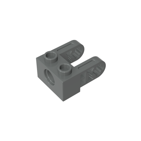 Gobricks,Technic Brick 1 x 2 with Hole and Dual Beam Extensions,85943,49132