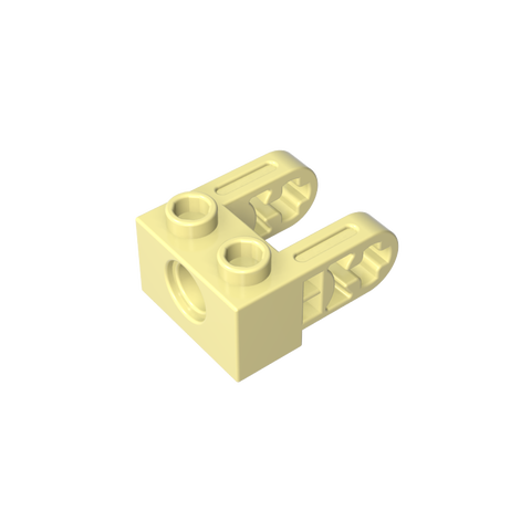 Gobricks,Technic Brick 1 x 2 with Hole and Dual Beam Extensions,85943,49132