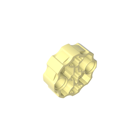 Gobricks,Large Figure Weapon, Barrel with 2 Pin Holes and 3 Axle Holes,98585,31511,31520