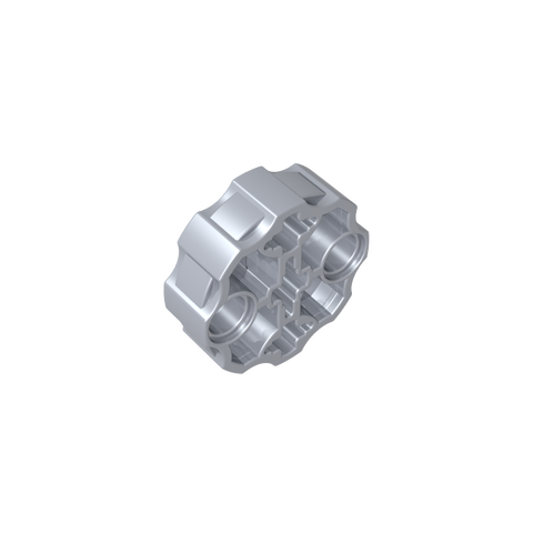 Gobricks,Large Figure Weapon, Barrel with 2 Pin Holes and 3 Axle Holes,98585,31511,31520
