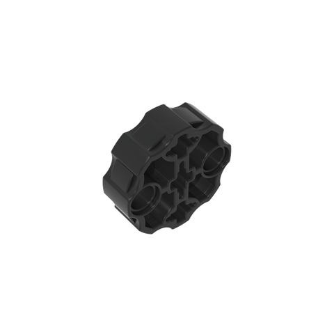 Gobricks,Large Figure Weapon, Barrel with 2 Pin Holes and 3 Axle Holes,98585,31511,31520