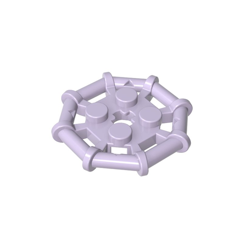 Gobricks,Plate Special 2 x 2 with Bar Frame Octagonal, Reinforced, Completely Round Studs,75937,30033