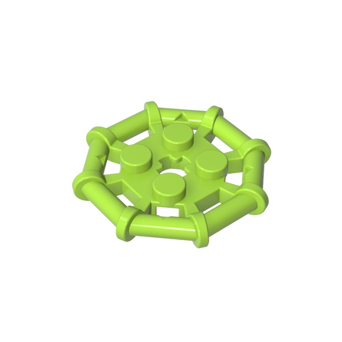 Gobricks,Plate Special 2 x 2 with Bar Frame Octagonal, Reinforced, Completely Round Studs,75937,30033