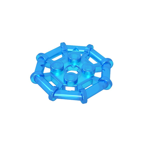 Gobricks,Plate Special 2 x 2 with Bar Frame Octagonal, Reinforced, Completely Round Studs,75937,30033