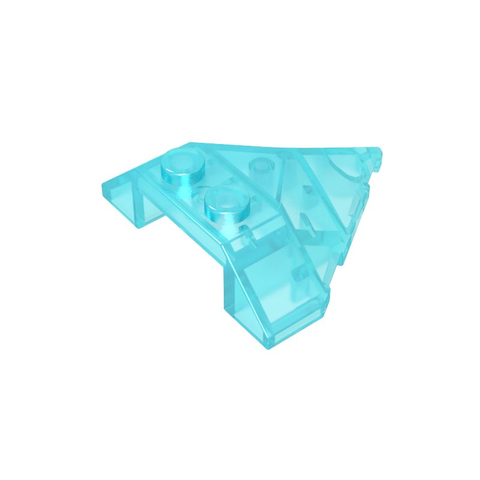 Gobricks,Wedge Sloped 4 x 4 Pointed,22391