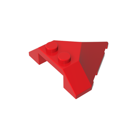 Gobricks,Wedge Sloped 4 x 4 Pointed,22391