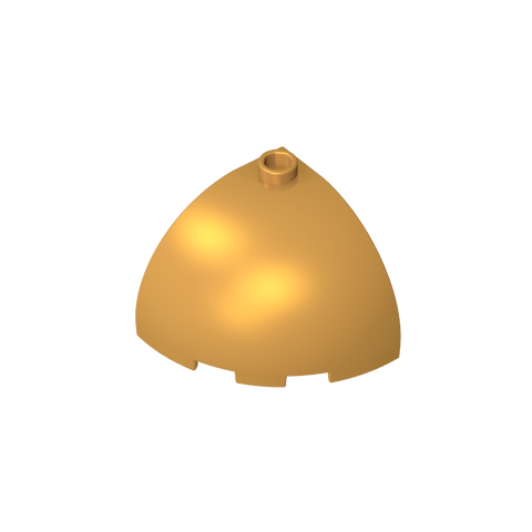Gobricks,Brick Round Corner 3 x 3 x 2 Dome Top,88293