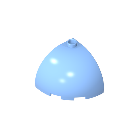 Gobricks,Brick Round Corner 3 x 3 x 2 Dome Top,88293