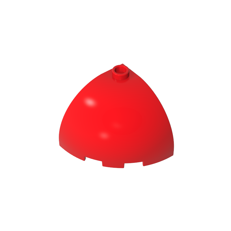 Gobricks,Brick Round Corner 3 x 3 x 2 Dome Top,88293