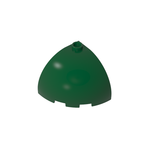 Gobricks,Brick Round Corner 3 x 3 x 2 Dome Top,88293