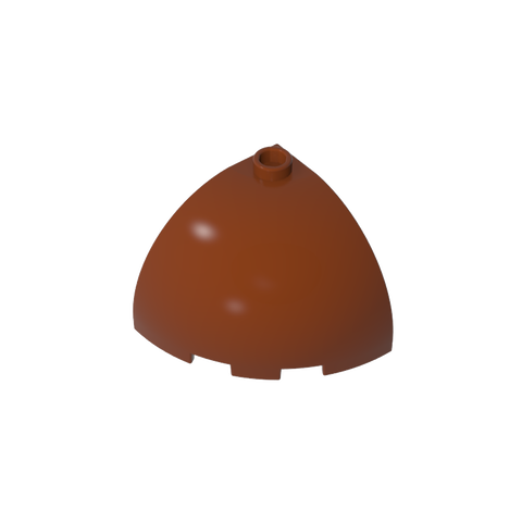 Gobricks,Brick Round Corner 3 x 3 x 2 Dome Top,88293