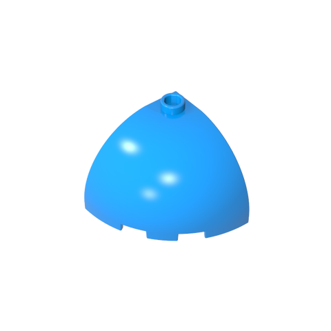 Gobricks,Brick Round Corner 3 x 3 x 2 Dome Top,88293