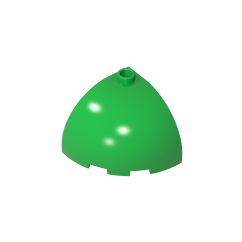 Gobricks,Brick Round Corner 3 x 3 x 2 Dome Top,88293