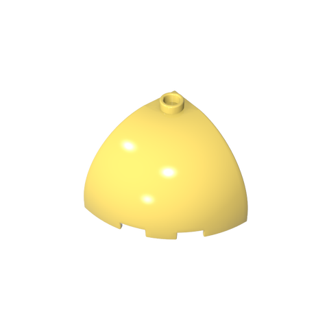 Gobricks,Brick Round Corner 3 x 3 x 2 Dome Top,88293