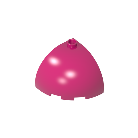 Gobricks,Brick Round Corner 3 x 3 x 2 Dome Top,88293