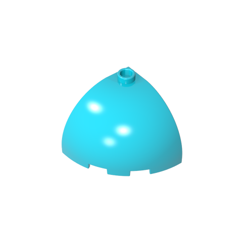Gobricks,Brick Round Corner 3 x 3 x 2 Dome Top,88293