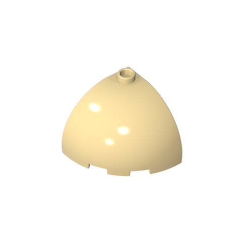 Gobricks,Brick Round Corner 3 x 3 x 2 Dome Top,88293