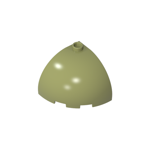 Gobricks,Brick Round Corner 3 x 3 x 2 Dome Top,88293