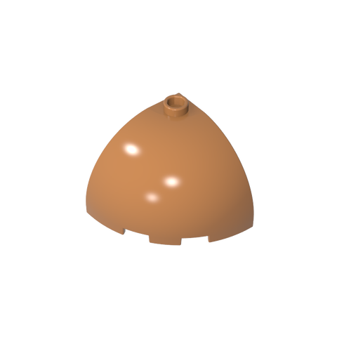 Gobricks,Brick Round Corner 3 x 3 x 2 Dome Top,88293