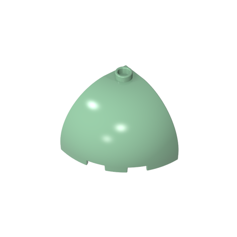 Gobricks,Brick Round Corner 3 x 3 x 2 Dome Top,88293