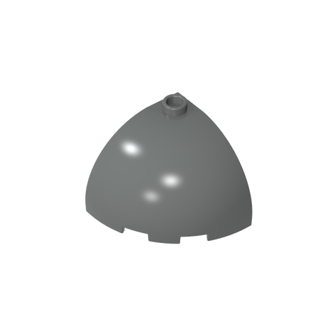 Gobricks,Brick Round Corner 3 x 3 x 2 Dome Top,88293