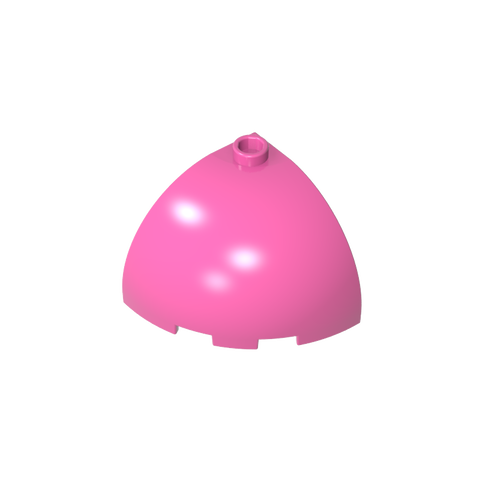 Gobricks,Brick Round Corner 3 x 3 x 2 Dome Top,88293